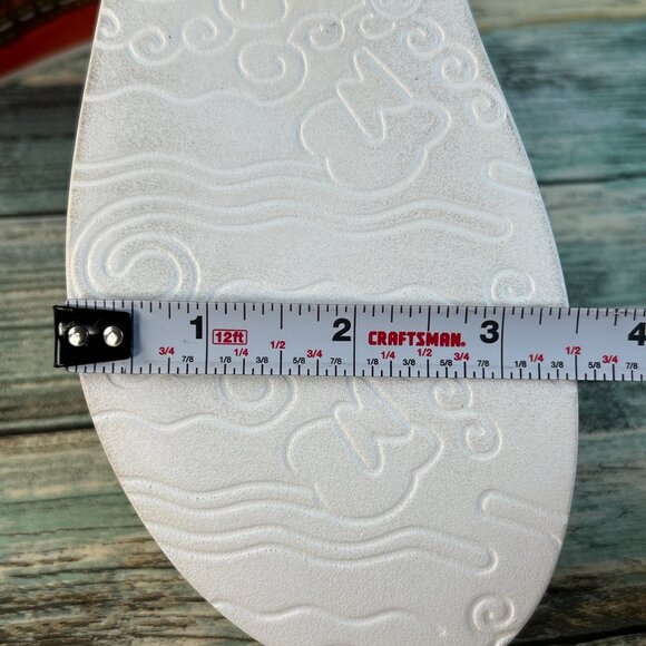 Spring Step L'Artiste Pillow Slide Sandals Womens Size 7.5-8 Gray Leather Floral - Picture 9 of 11